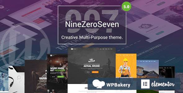 907 Parallax WordPress Theme