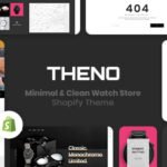 THENO Minimal & Clean Watch Store Shopify Theme