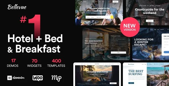 Bellevue Hotel Booking Calendar WordPress Theme