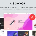 Cossa – Running Shoes Sports Shoes & Clothes Shopify Theme