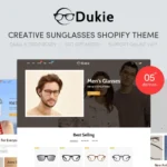 Dukie – Creative Sunglasses Responsive Shopify Theme