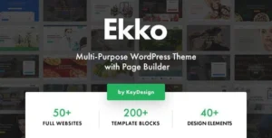 Ekko Multi-Purpose WordPress Theme