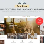 PoeShop – for Handmade Artisans Shopify Them