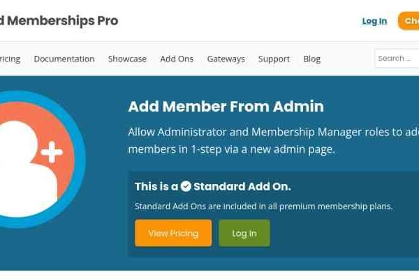 Add Member From Admin Addon 0.7.2 – Paid Memberships Pro